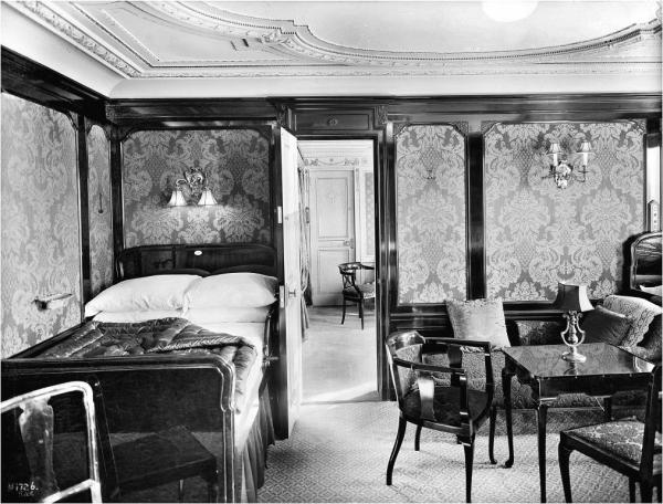 Titanic hálószoba enteriőr korhű kép