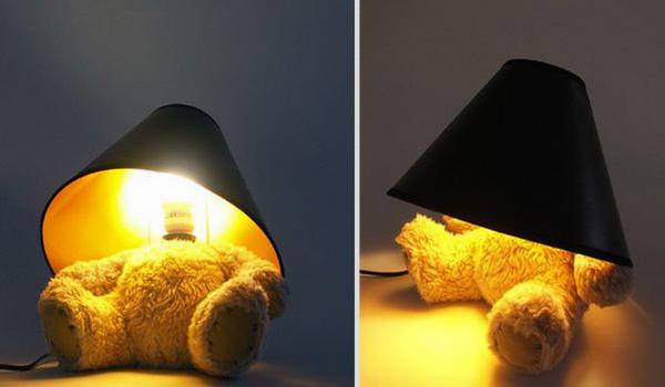 Teddy mackós lámpa