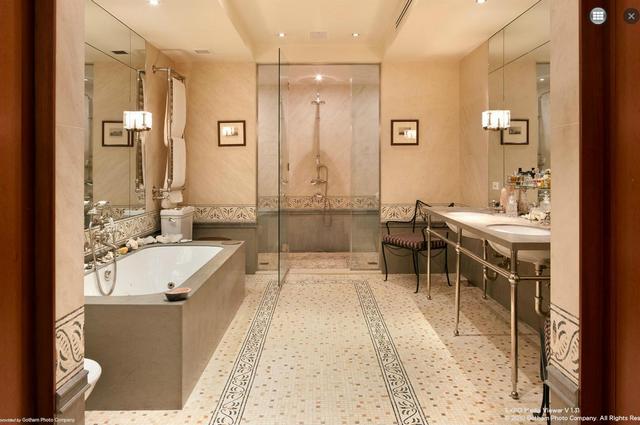 Romantikus fürdőszoba mozaik márványpadló