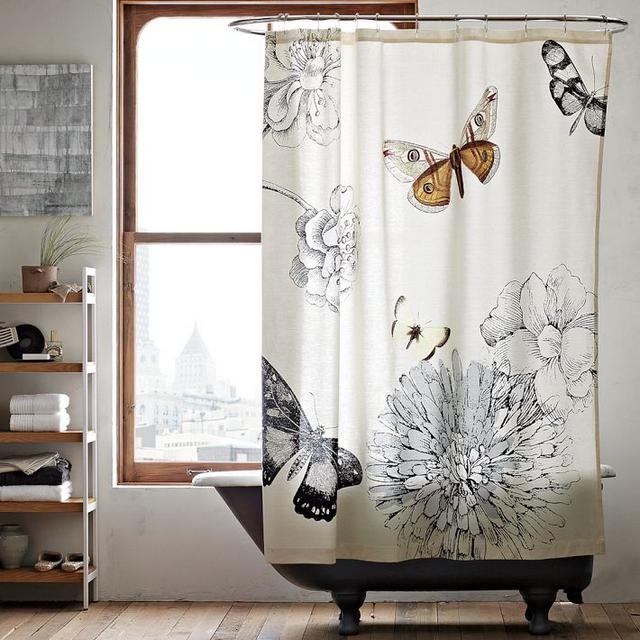 Pillangós zuhanyfüggöny