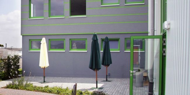 Zöld ablakkeret