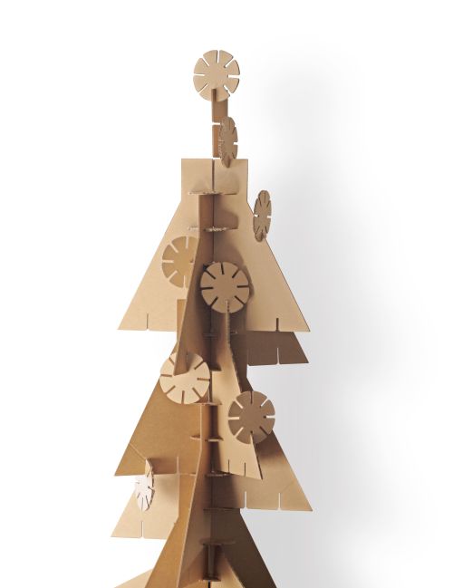 Építőelemes karácsonyfa ötlet
