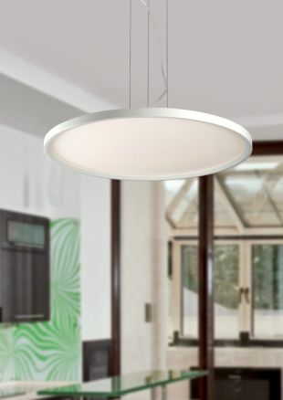 Lapos kör alakű design minimál lámpa