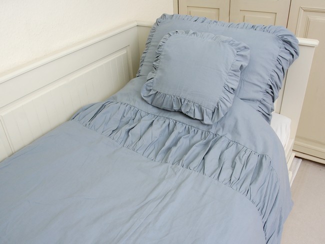 Romantikus Csipkelengye kék ágynemű