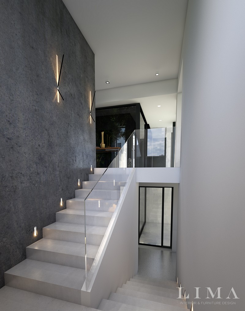 Lépcső világítás modern stílusban Lima Design
