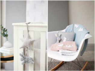 Nyuszis mintákkal érkezett meg a Mamas and Papas tavaszi babaszoba újdonsága