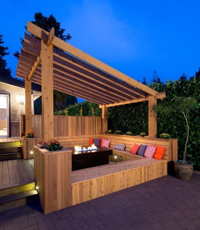 14 pergola ötlet modern és rusztikus kertekbe