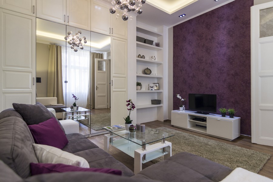Lila, szürke és bézs lettek az uralkodó szÃnek a 72 m2 es ...