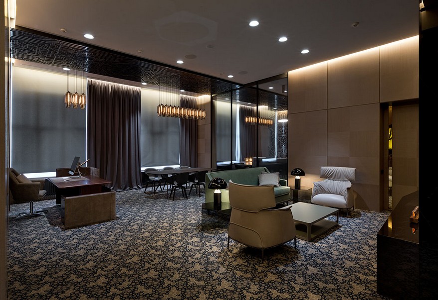 A YOD Design tervezésében luxus iroda luxus kanapék