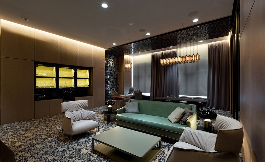 A YOD Design tervezésében luxus iroda design bútorok