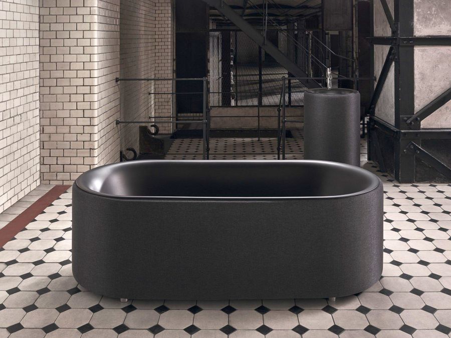 BetteLux Oval Couture fekete fürdőkád