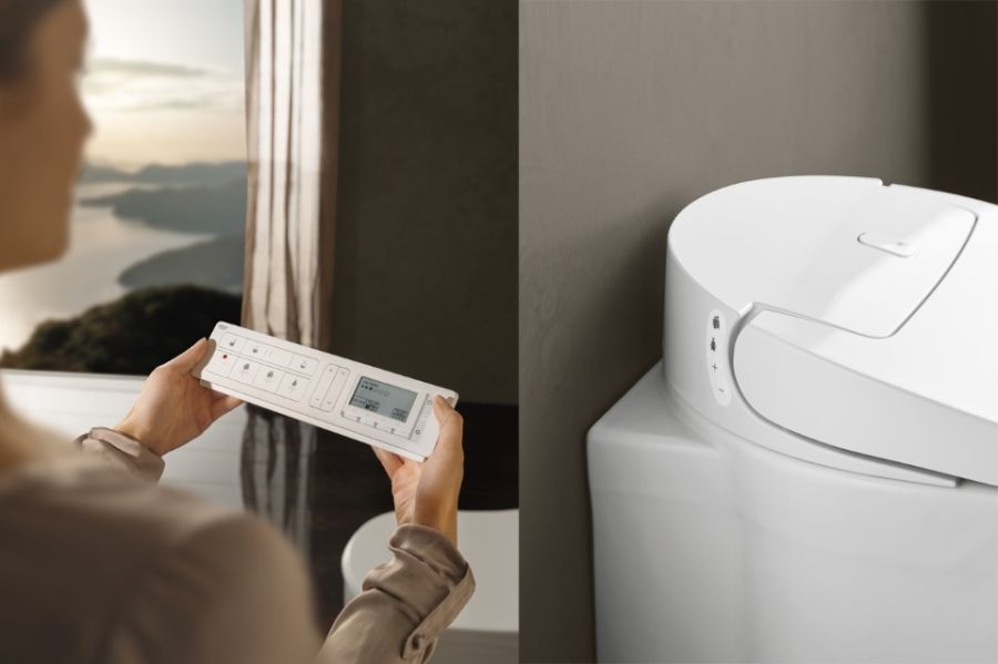 Sensia Arena zuhany-wc a GROHE első luxuskategóriás, smart megoldásokat tartalmazó okos wc-je