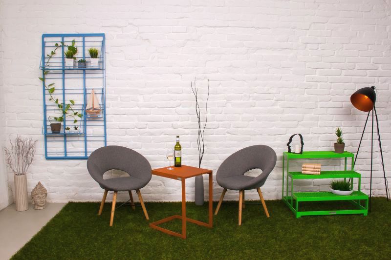 Fém design bútorok Út a kerthez