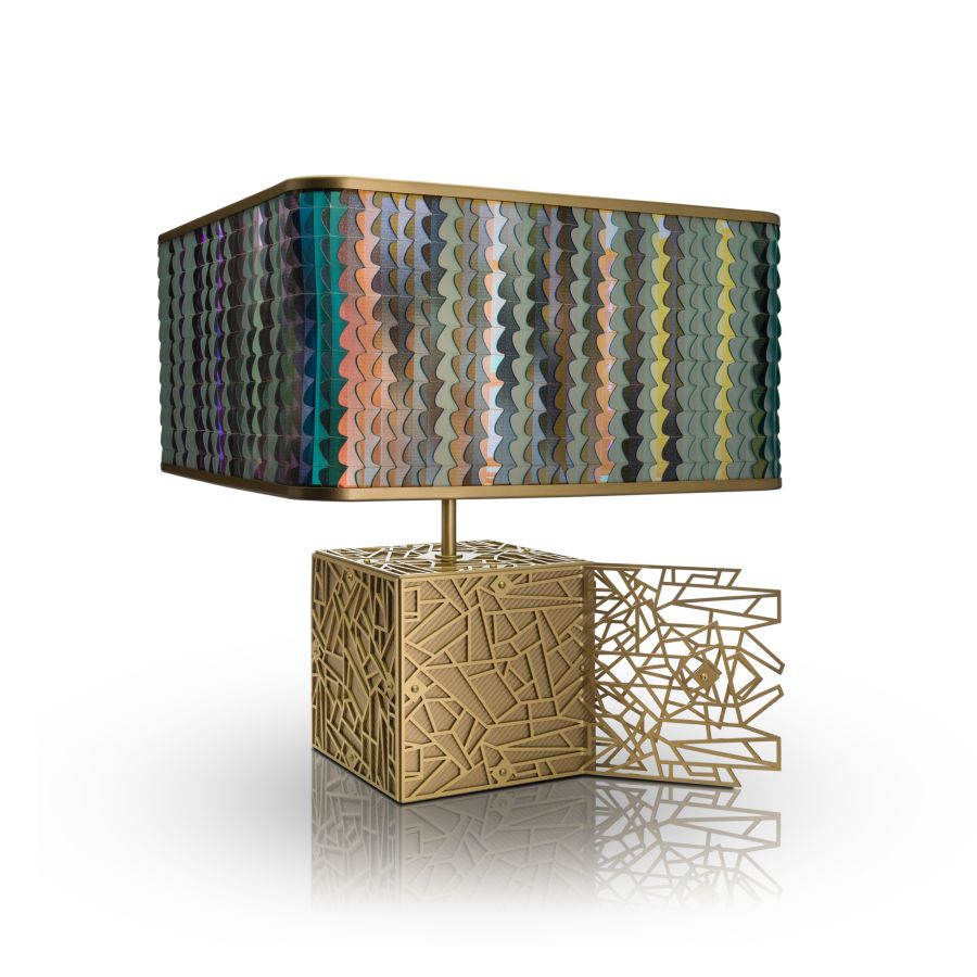 Laokoon art deco ihlette lámpa kollekció színes lámpabúra