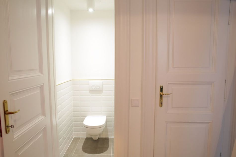 Franciás sikkel fűszerezett modern 87 m2 es belvárosi lakás