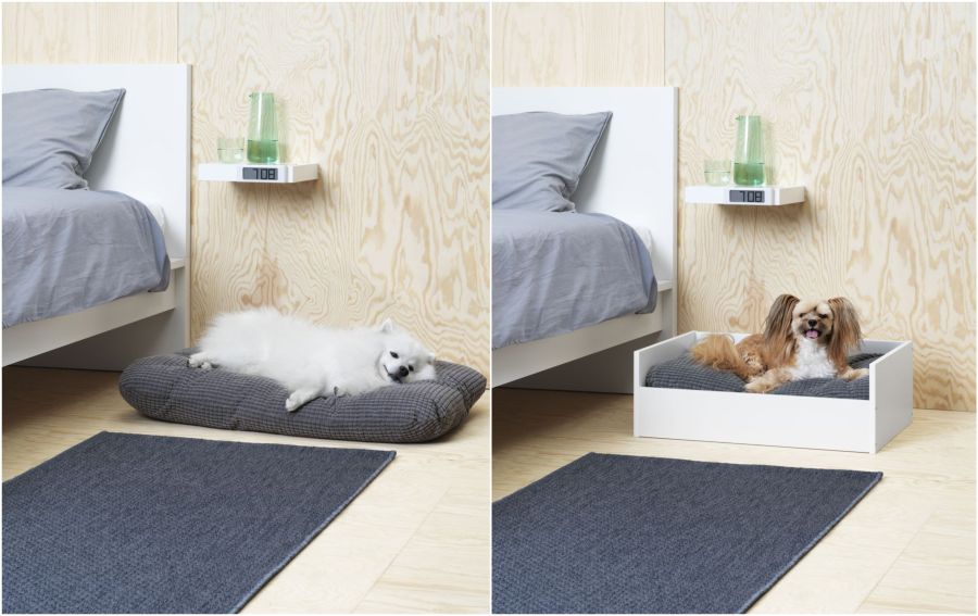 Mini ágy kutyáknak és párna Ikea