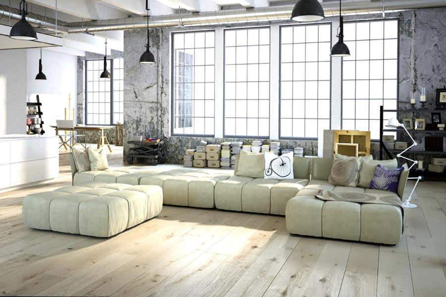 Moduláris kanapé loft lakásba