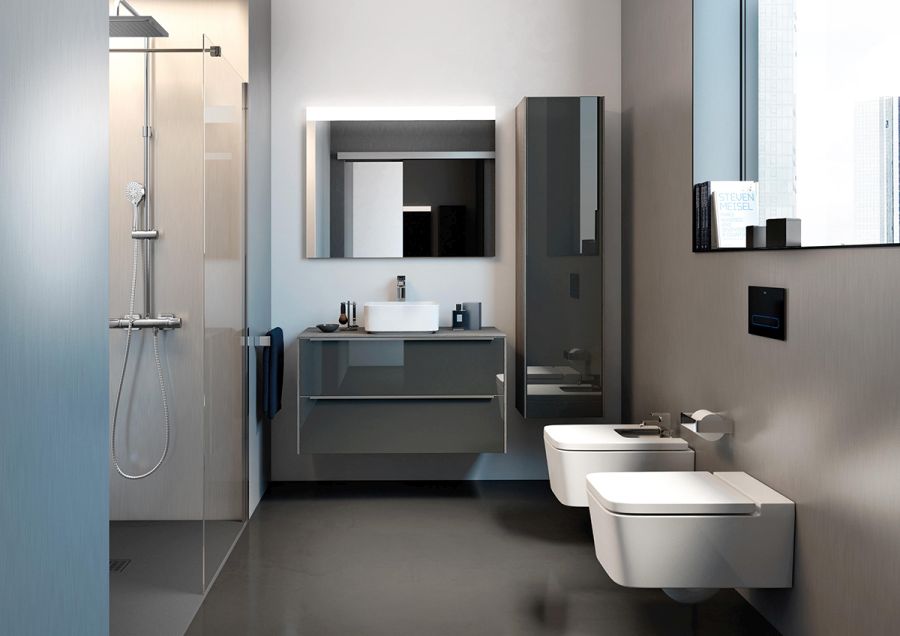 Modern minimál fürdőszoba