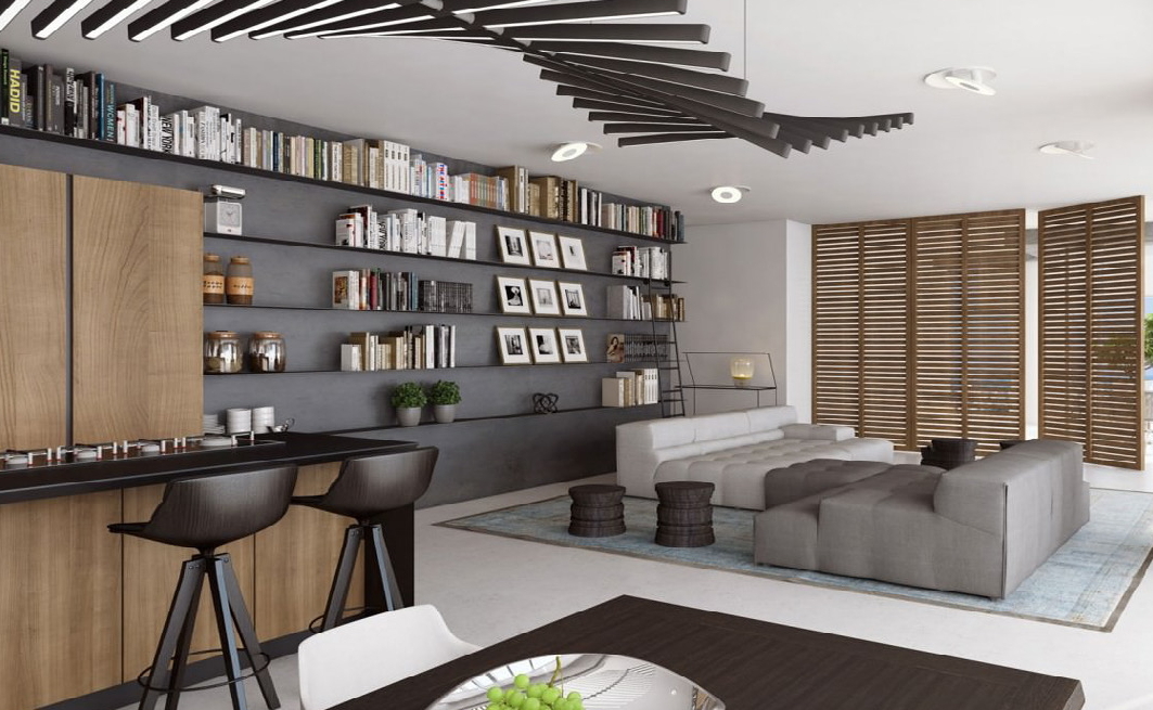 15 modern nappali lakberendezési inspirációk Nappali falszín