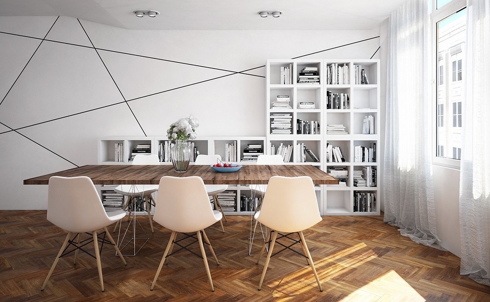 19 inspiráló modern étkezÅ Modern étkezőasztal székekkel