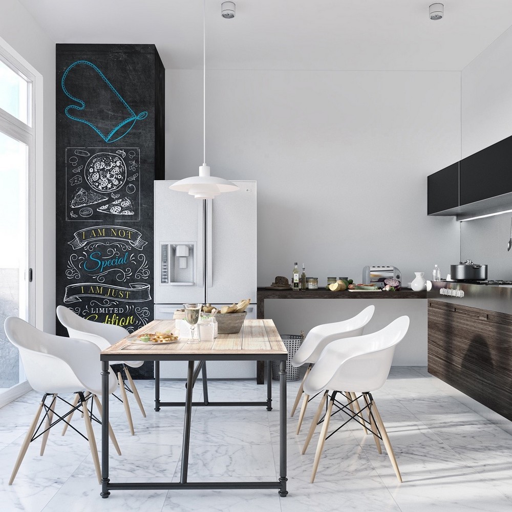 19 inspiráló modern étkezÅ Modern étkezőasztal székekkel
