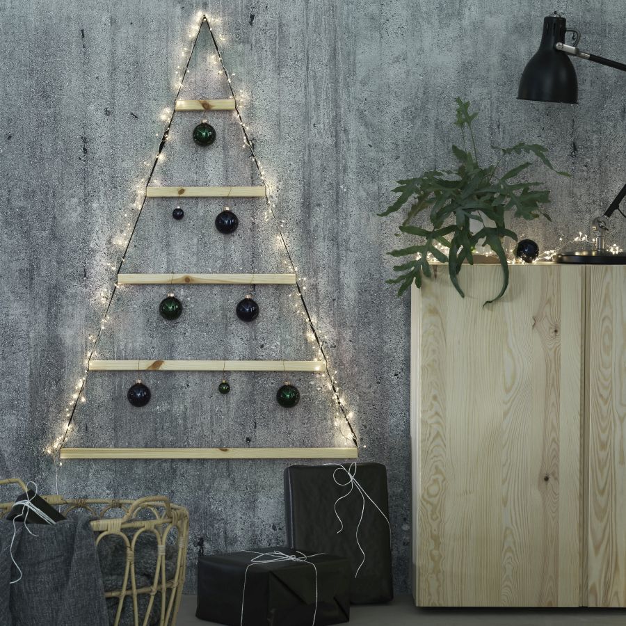 Ikea fali karácsonyfa dekoráció