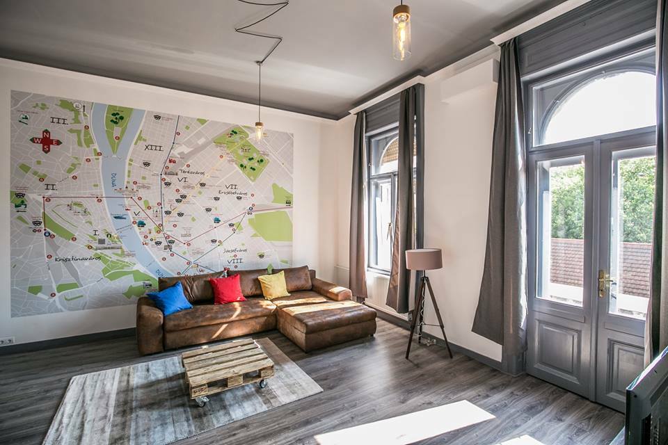 Budapest térképes Airbnb lakás