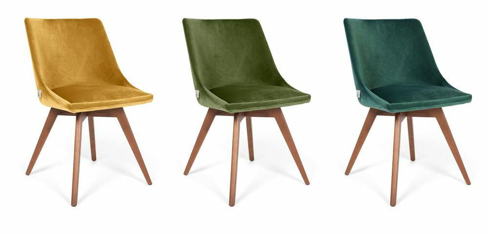 Zöld bársony székek