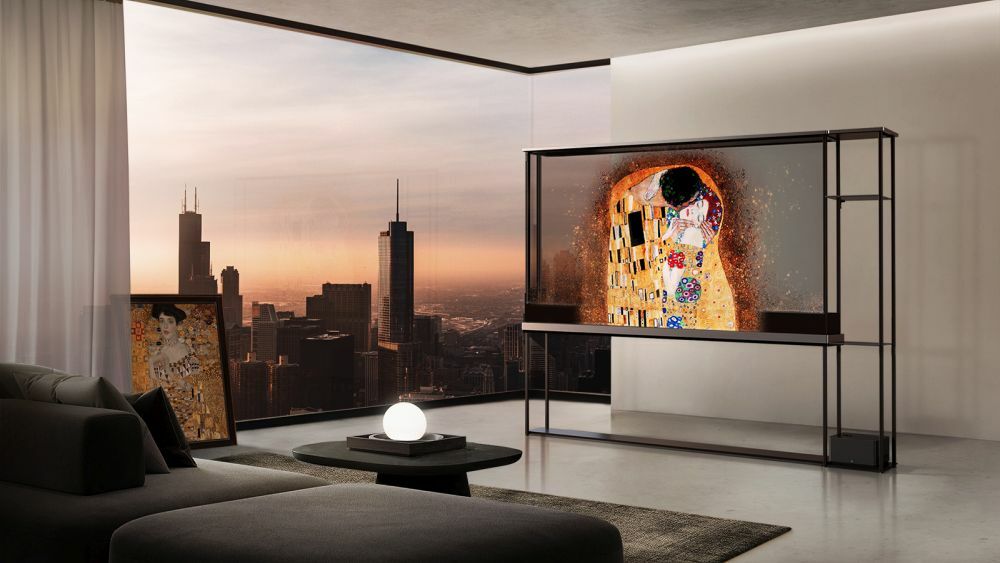 LG SIGNATURE OLED T átlátszó TV