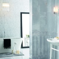 Világoskék glamour fürdőszoba