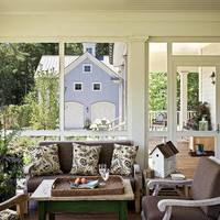 Amerikai ház veranda kanapé, karosszékek