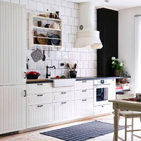 Ikea Metod konyhabútor fehérben klasszikus stílusban