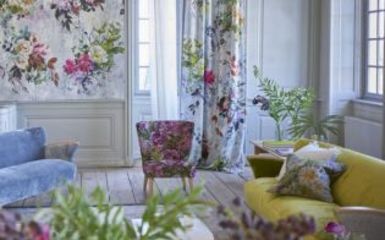 A kert flórája és faunája nyomott lakástextileken - Designers Guild Jardin des Plantes