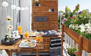 5 lépés, hogy a balkonodból kényelmes és szép pihenő teret varázsolj!