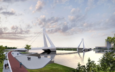 Impozáns új Duna-híd épül Budapesten