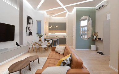 Páratlanul szép lett ez az 55 m2-es Akácfa utcai Airbnb lakás 