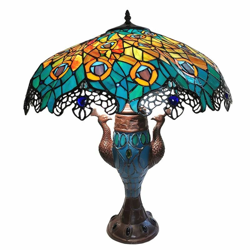 Tiffany asztali lámpa 56x68 cm