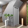 Előszobai növényfallal - Lia Interior Design