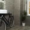 Bicikliváz a fürdőszobában - Pascal Rita lakberendező