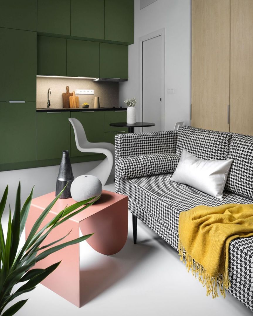 Tyúkláb mintás Remodel Stúdiós kanapé
