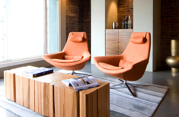 Narancsságra design fotelek