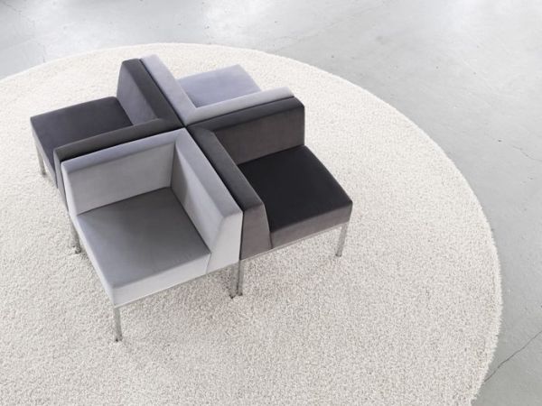 Martela fotel betonszürke