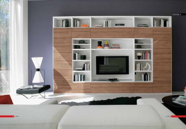 Bono Design olasz nappali bútorok tévészekrény könyvespolcokkal