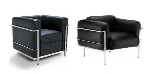 Charles Le Corbusier LC2 fotel és LC3 fotel