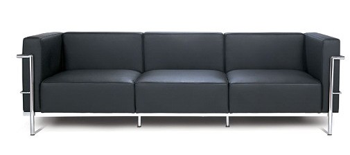 Charles Le Corbusier 3 személyes szófa, kanapé