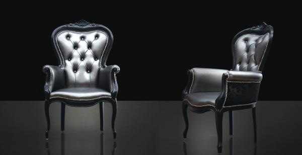 Barokk stílusú fotel olasz design