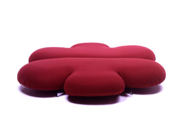 Hajtogatható kanapé piros