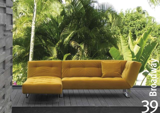 Modern sárga kanapé