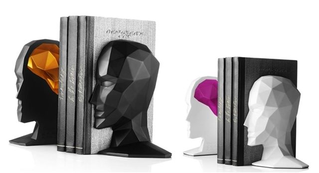 Karim Rashid fej alakú design könyvtámasz