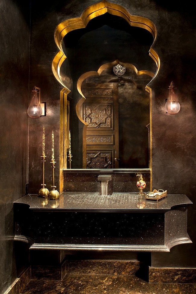 Fürdőszoba marokkói stílusban